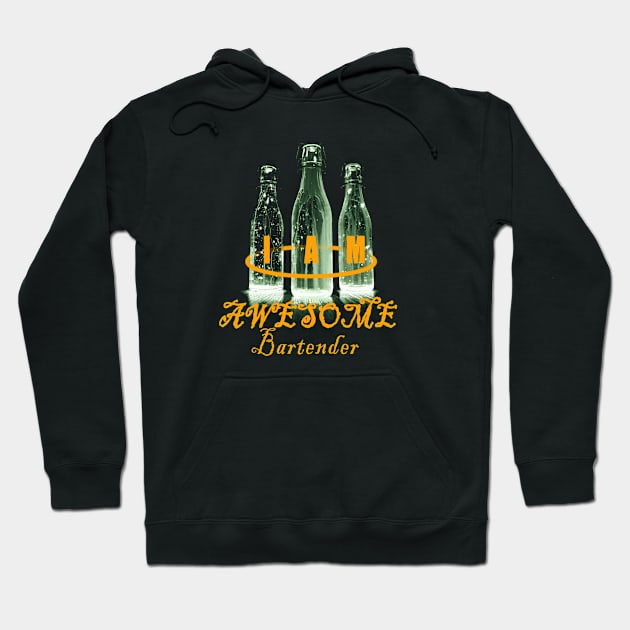 awesome bartender of the millennium Hoodie by bless2015